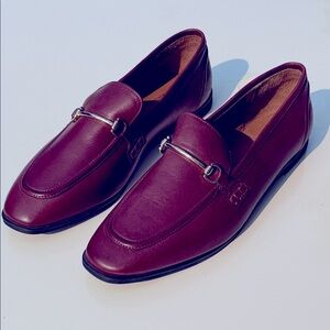 Elegant Burgundy Women's Loafers